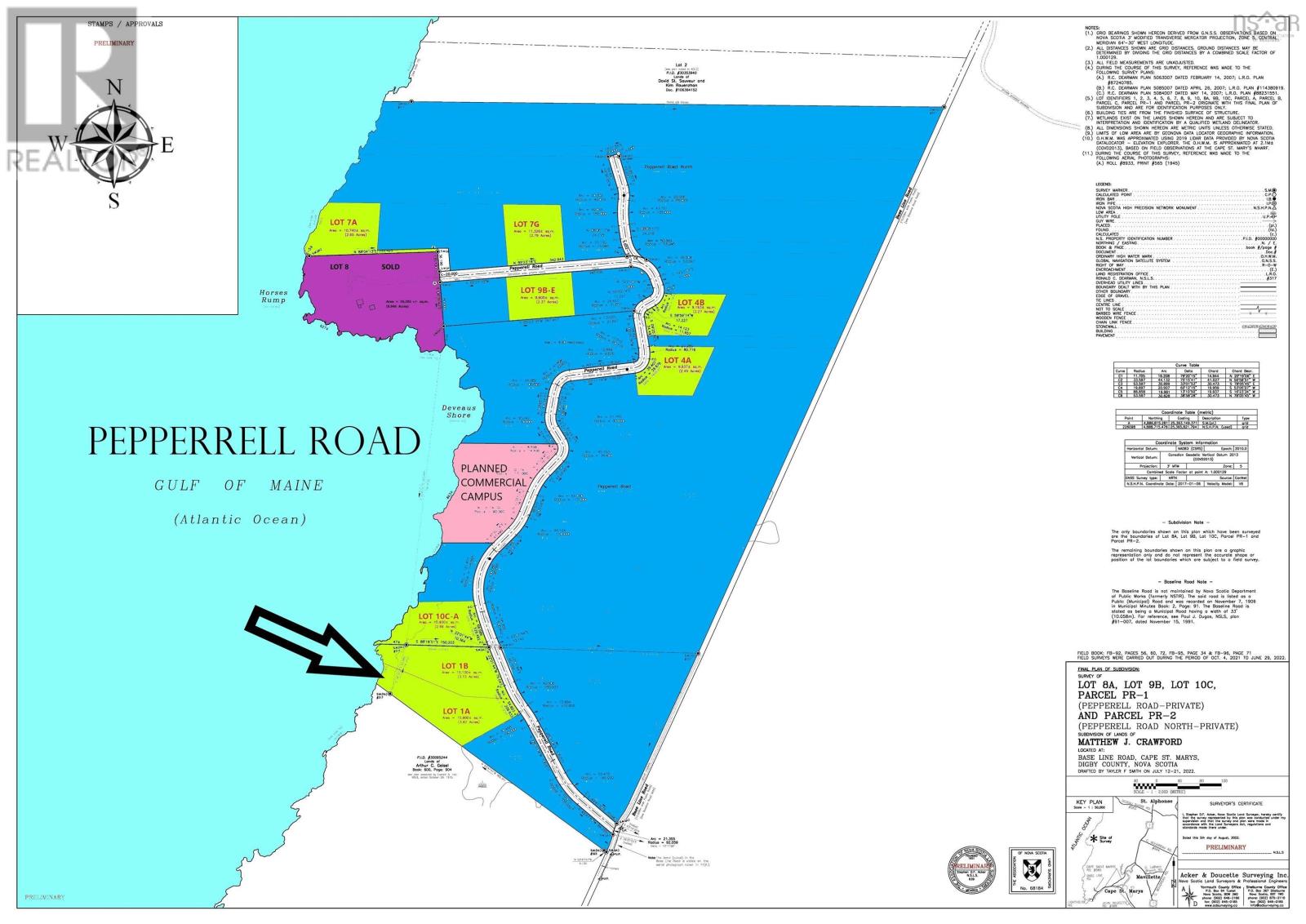 Lot #1A Pepperrell Road, cape st marys, Nova Scotia