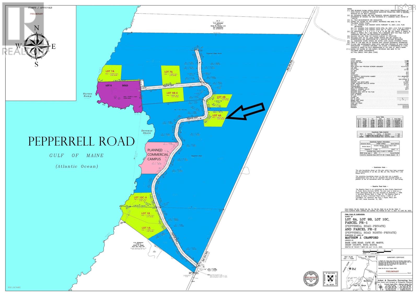 Lot #4A Pepperrell Road, cape st marys, Nova Scotia