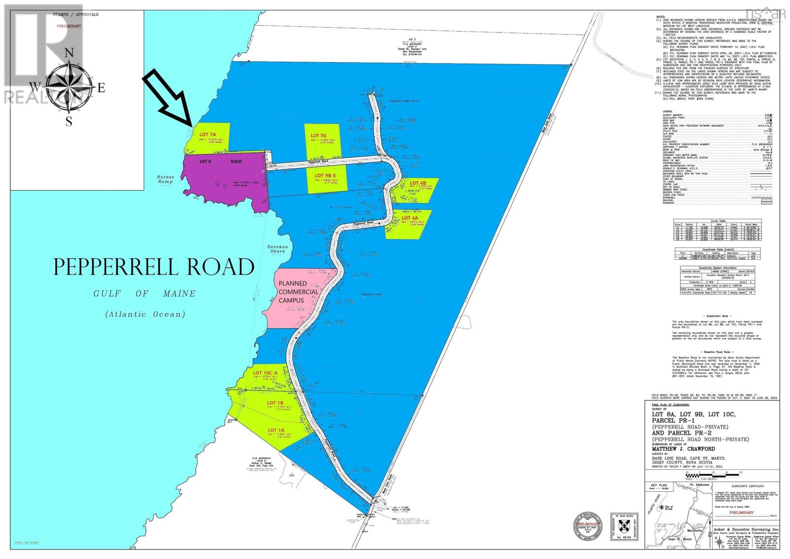 Lot #7A Pepperrell Road, cape st marys, Nova Scotia