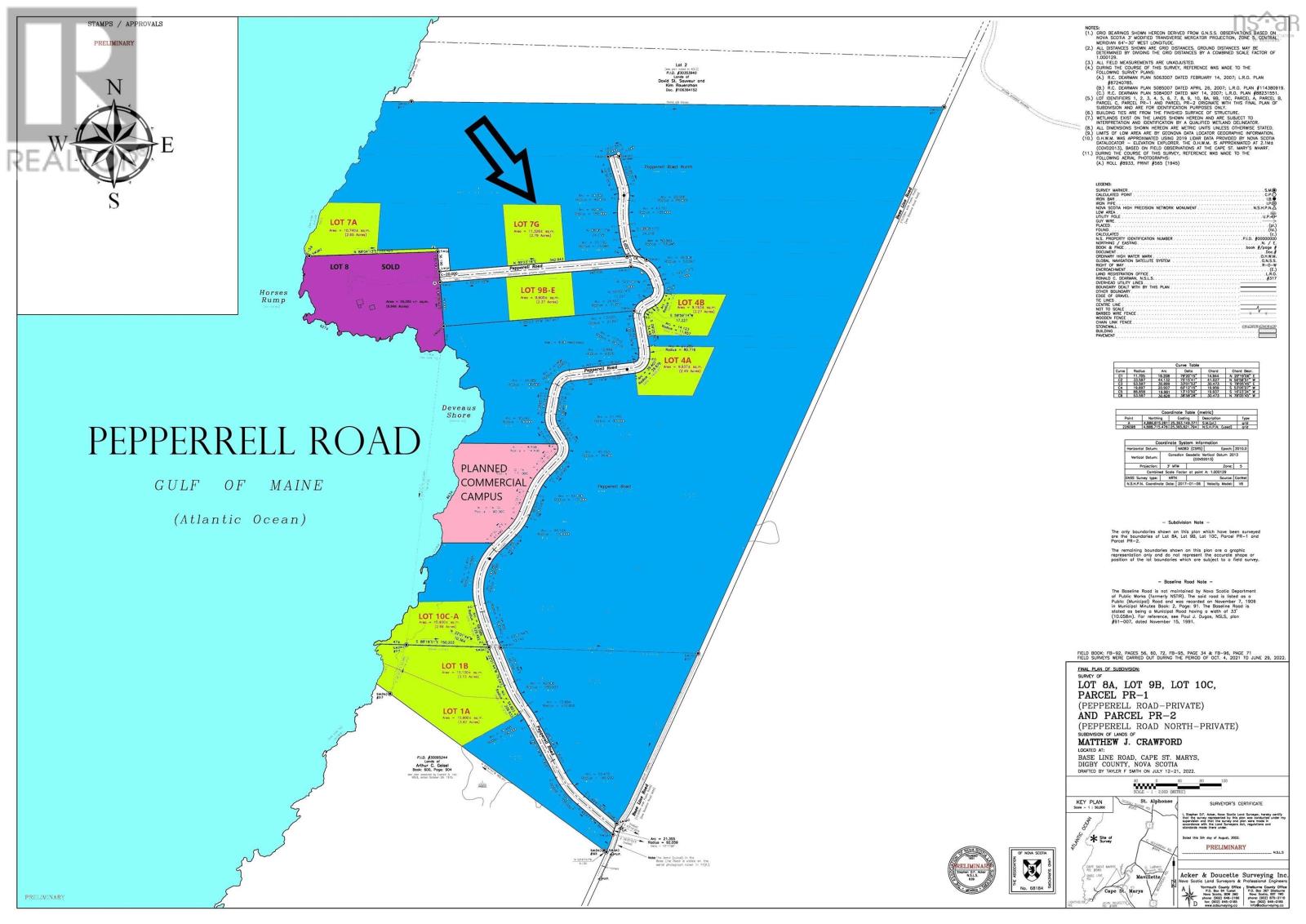 Lot #7G Pepperrell Road, cape st marys, Nova Scotia