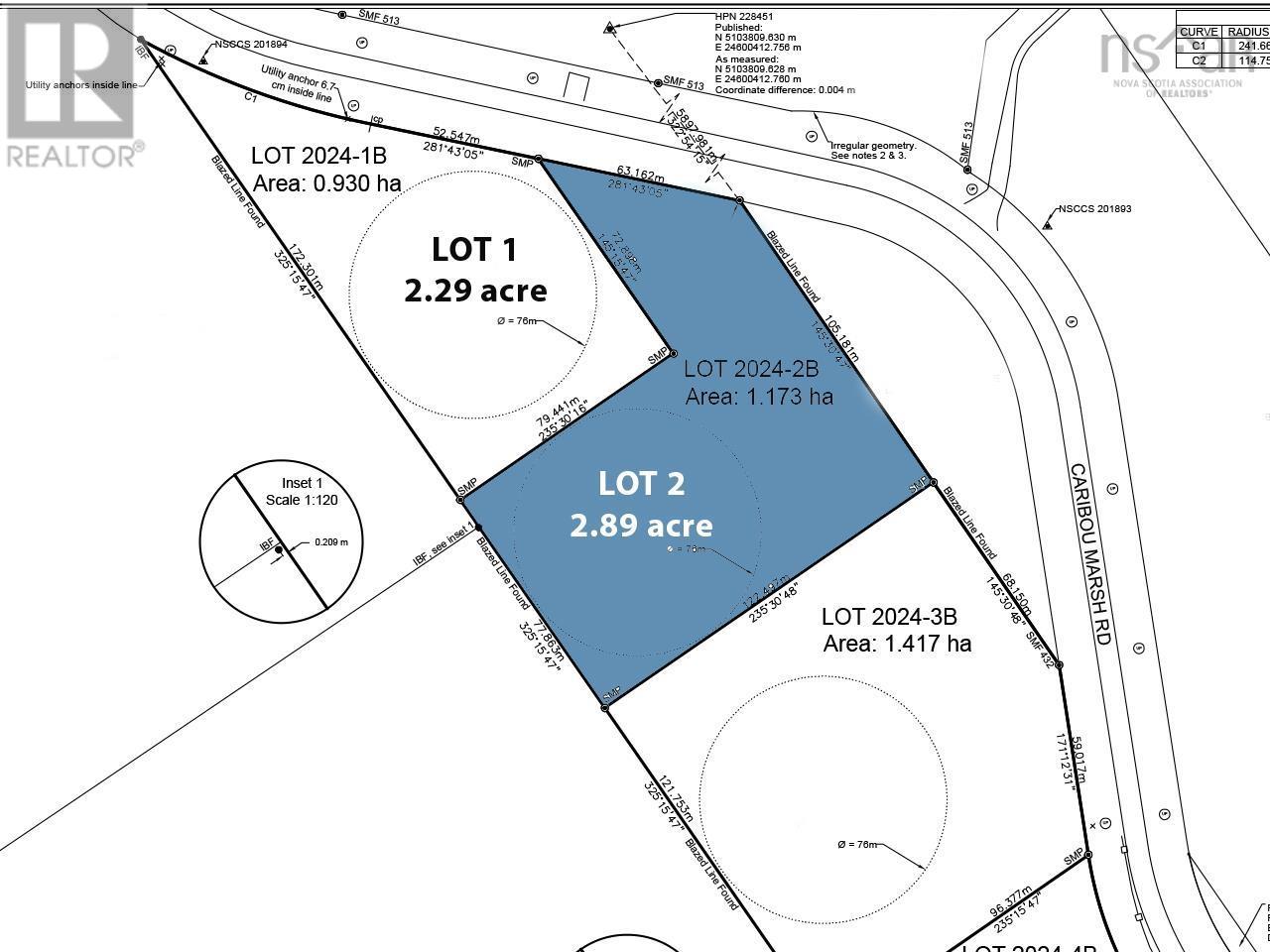 Lot 2024-2 Caribou Marsh Road, mira, Nova Scotia