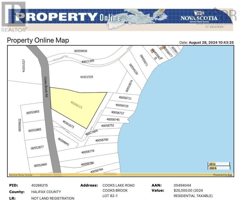 Lot 82-1 Cooks Lake Road, cooks brook, Nova Scotia