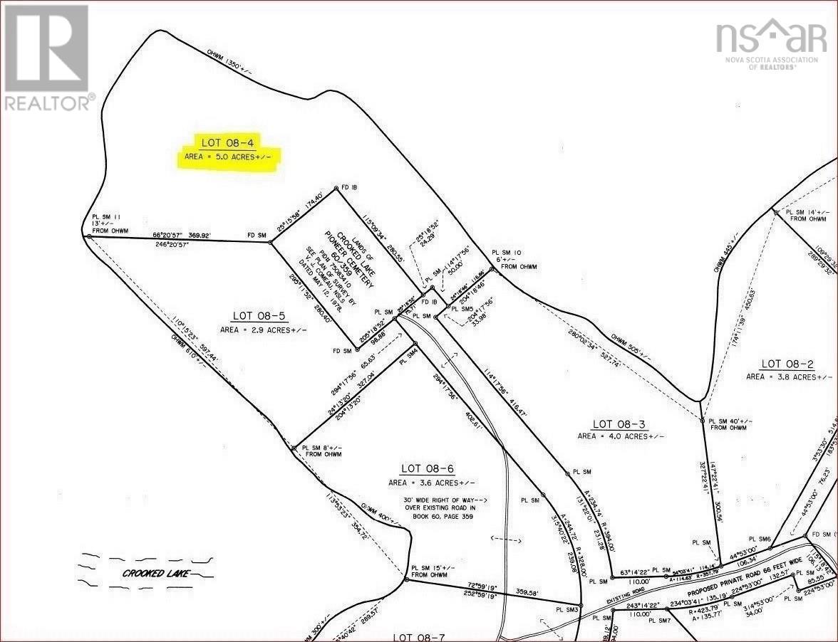 Lot 08-4 Crooked Lake Road, Framboise, Nova Scotia  B2J 1C4 - Photo 2 - 202421000