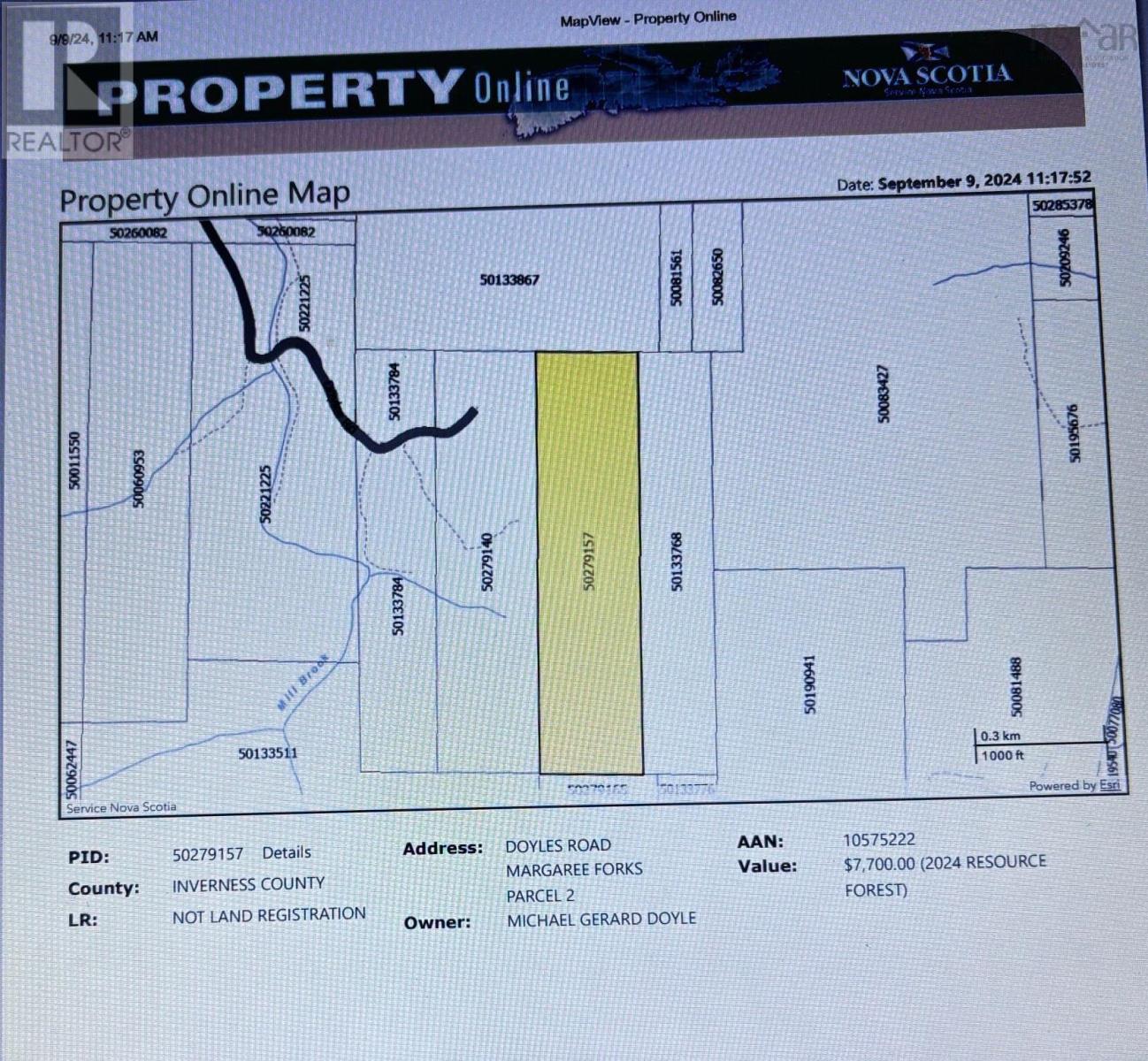 Lot 2 Doyles Road, margaree forks, Nova Scotia